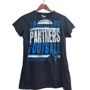 Carolina Panthers Football Womens T-Shirt L G-III 4Her By Carl Banks